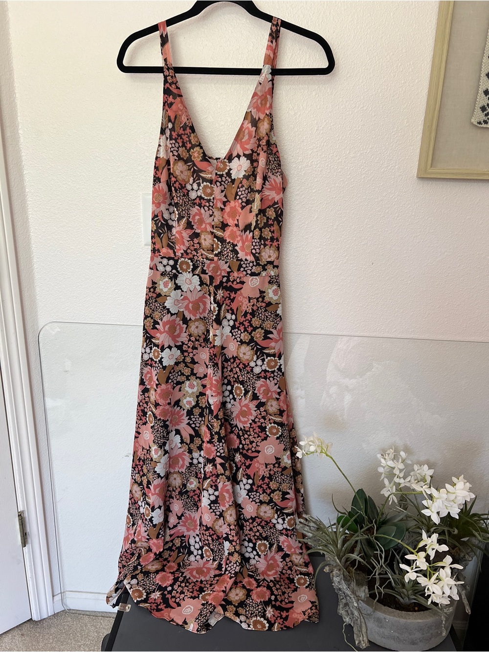 We Are Kindred Floral Slip Maxi Dress - US 8